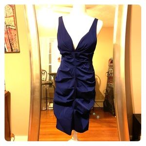 Cache navy blue dress.